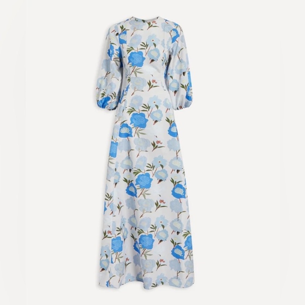Bernadette Maddie Floral Print Taffeta Dress